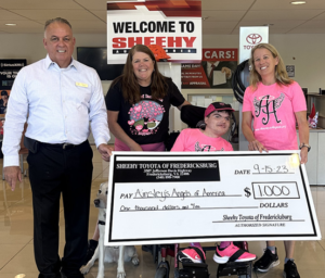 Read more about the article Sheehy Toyota of Fredericksburg Supports Ainsley’s Angels