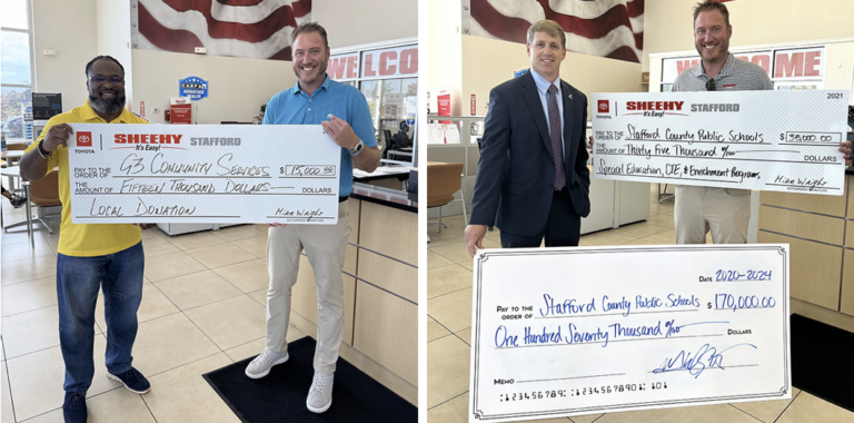 Read more about the article Sheehy Toyota of Stafford Makes an Impact Through Generous Giving Campaign