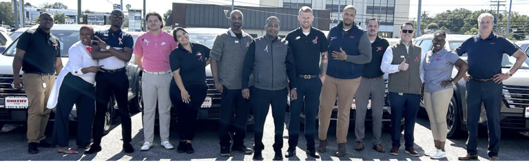 Read more about the article Sheehy Nissan of Glen Burnie Goes Pink for a Purpose