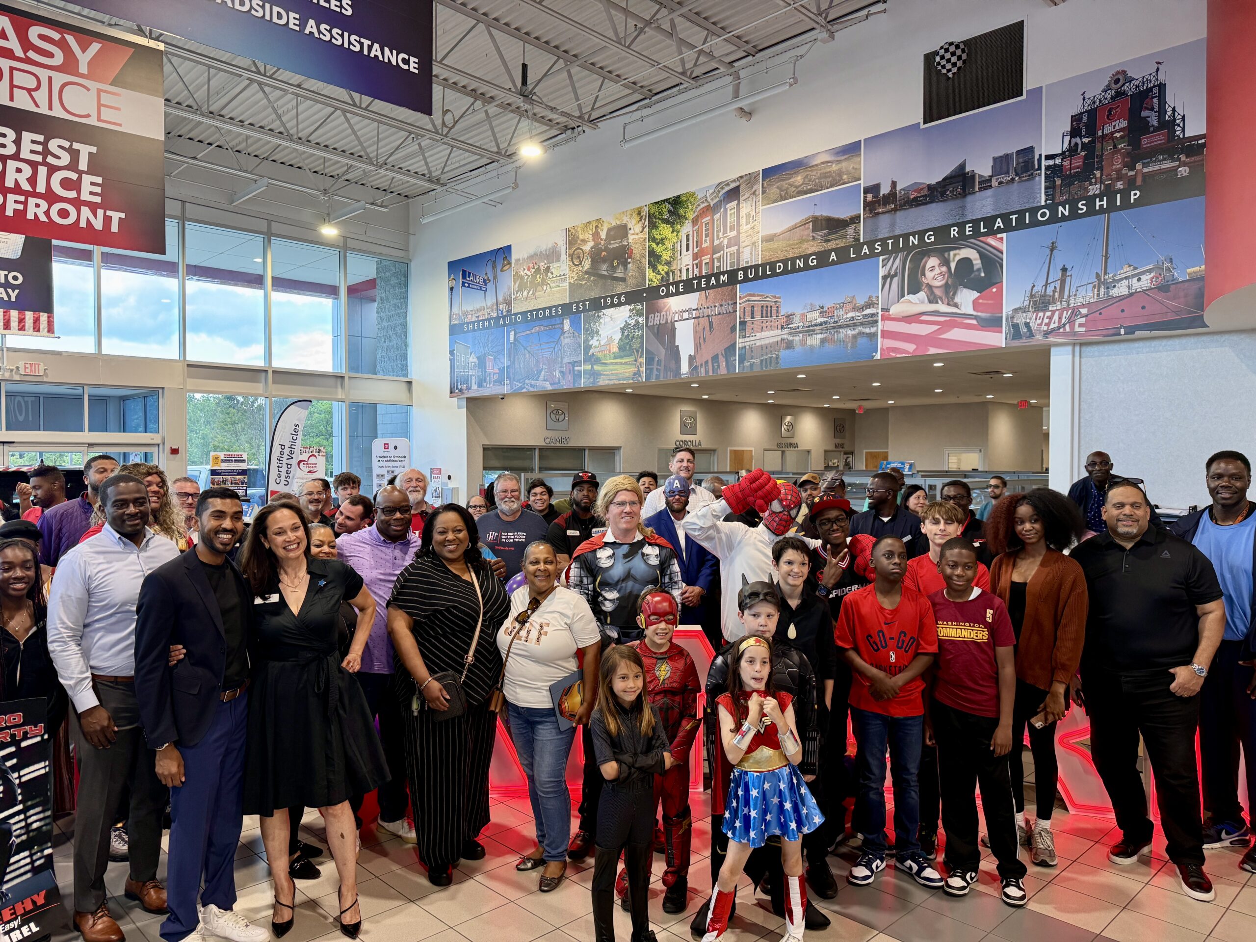 You are currently viewing Sheehy Toyota of Laurel Sends Off a Young Superhero in Style