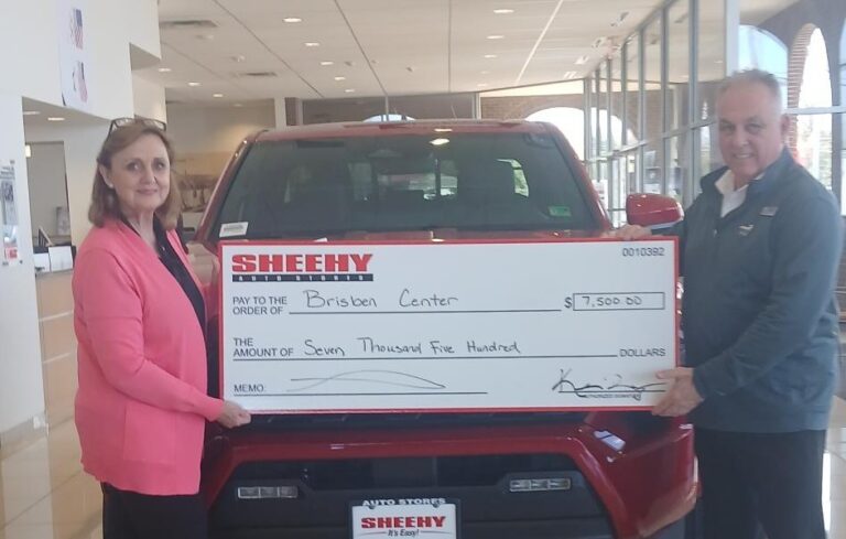Read more about the article Sheehy Toyota of Fredericksburg Donates $7,500 to the Brisben Center