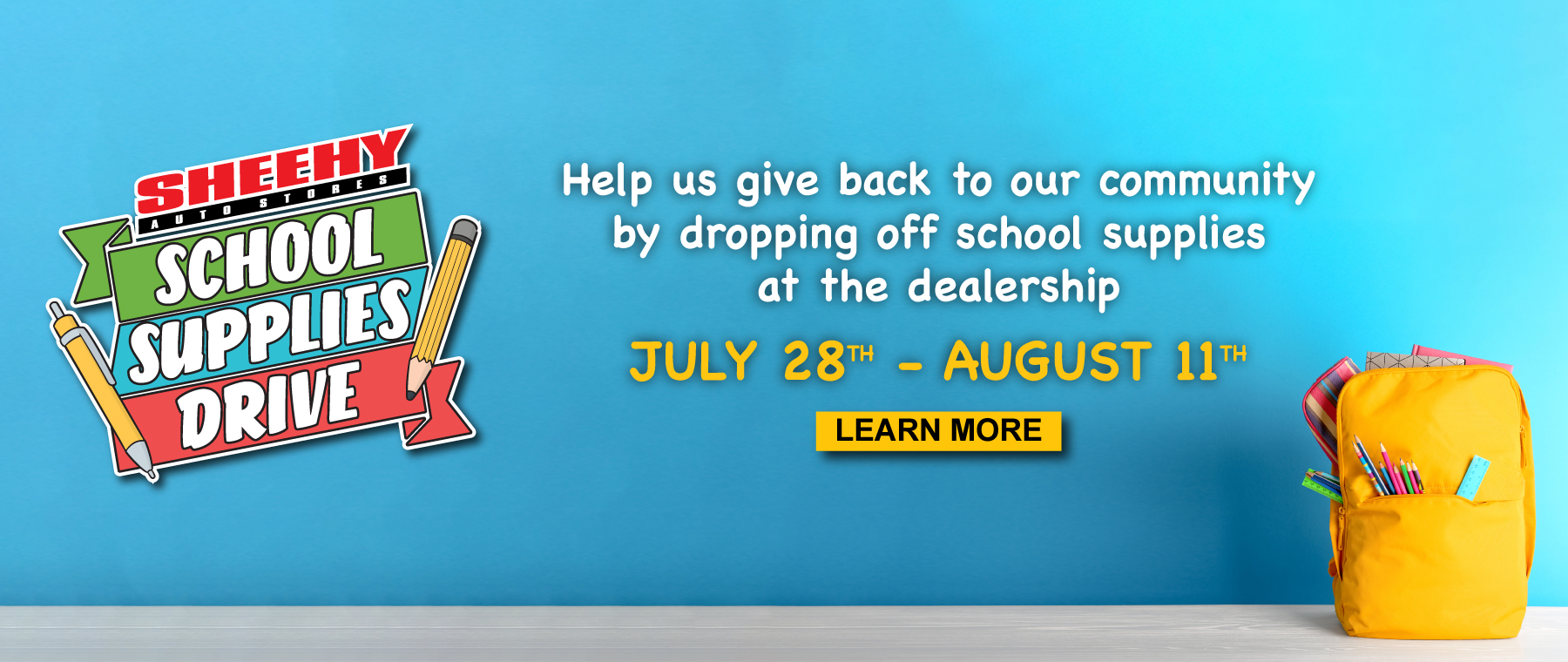 Read more about the article From Showroom to Schoolroom: Sheehy Drives Community Support for Students