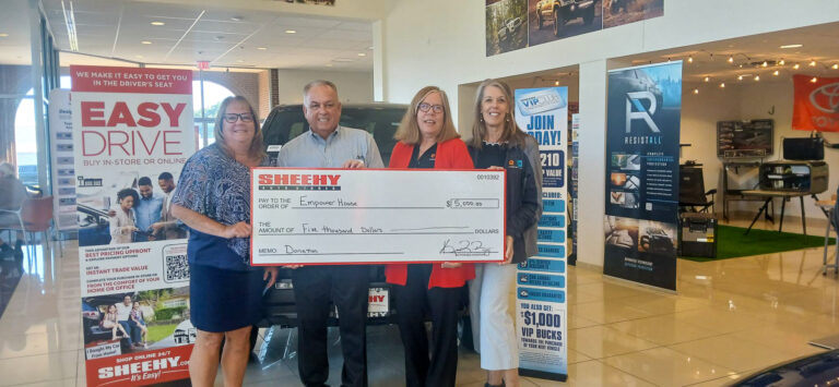 Read more about the article Sheehy Toyota of Fredericksburg Donates $5,000 to Empowerhouse