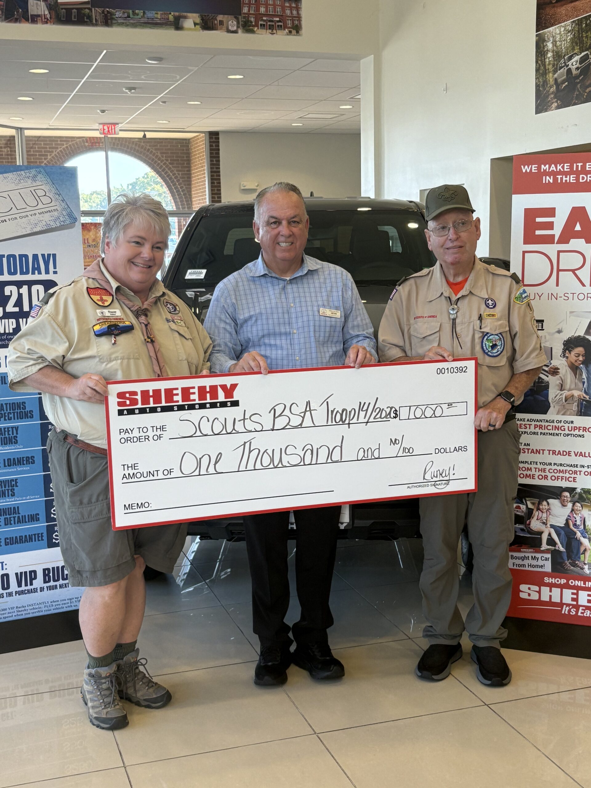 Read more about the article Sheehy Toyota of Fredericksburg Supports Local Boy Scouts Troop