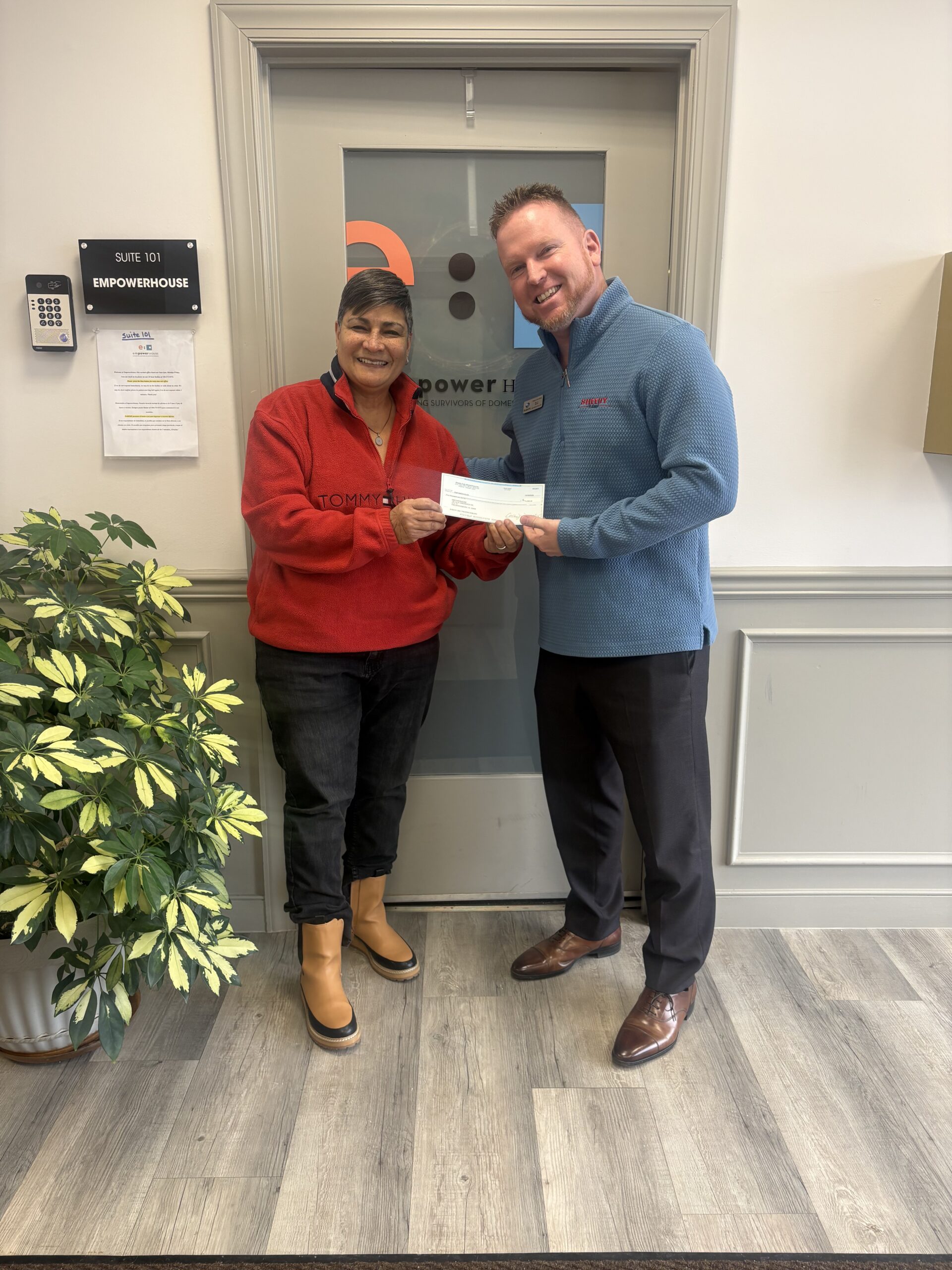 Read more about the article Sheehy GMC & Subaru of Fredericksburg Donate $4,000 to Empowerhouse to Support Survivors of Domestic Violence