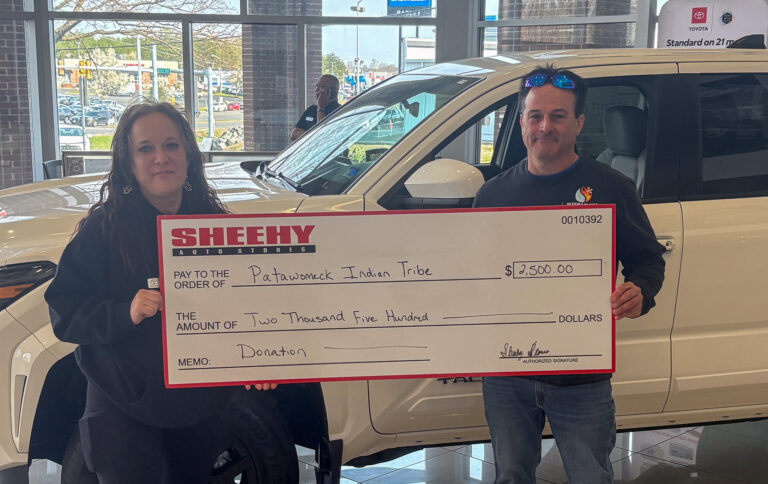Read more about the article Sheehy Toyota of Fredericksburg Supports the Patawomeck Indian Tribe of Virginia
