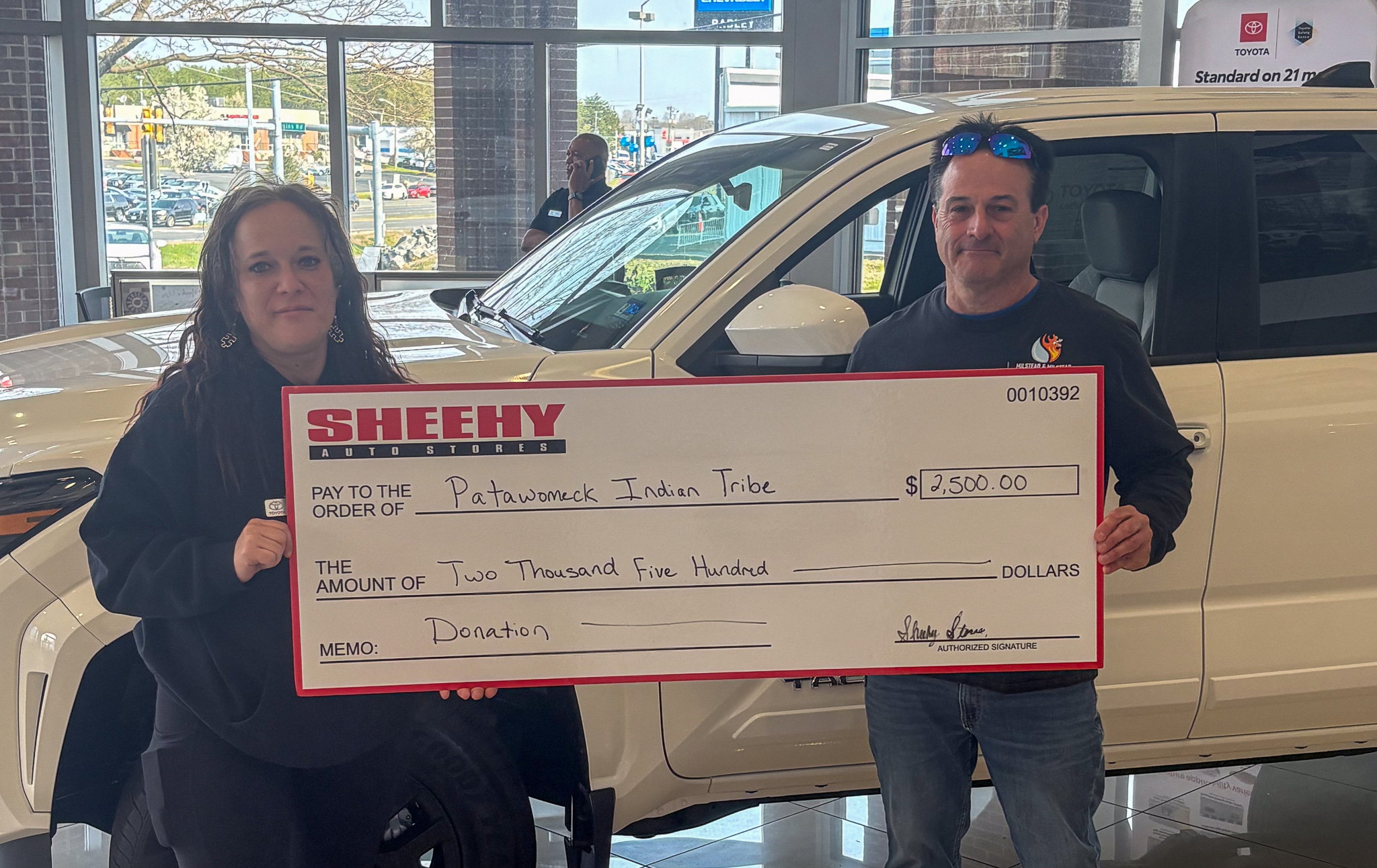 Read more about the article Sheehy Toyota of Fredericksburg Supports the Patawomeck Indian Tribe of Virginia