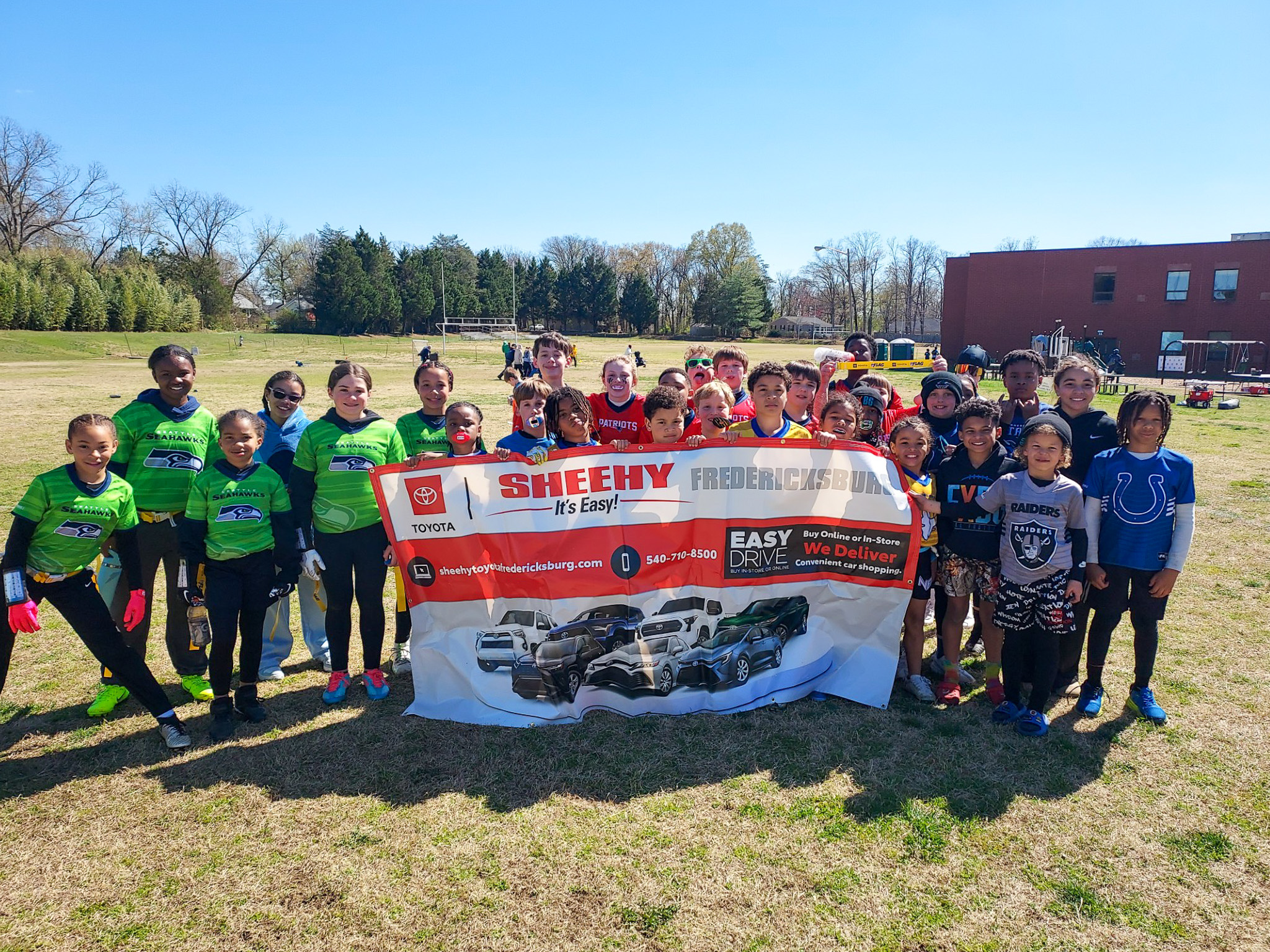 Read more about the article Sheehy Toyota of Fredericksburg Supports Youth Athletics with Donation to Fredericksburg Flag Football