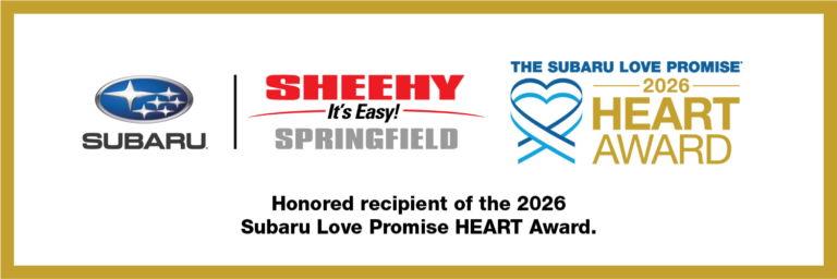 Read more about the article Sheehy Subaru of Springfield Earns Prestigious Subaru Love Promise HEART Award