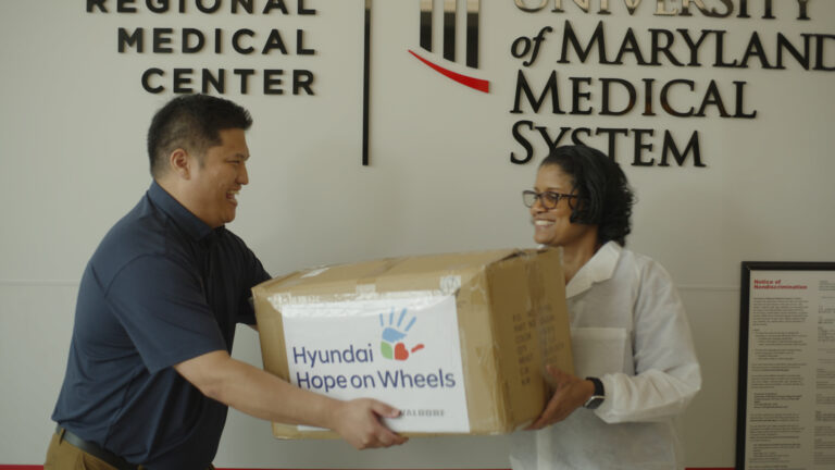 Sheehy Hyundai of Waldorf Shares Hope with Families at UM Charles Regional