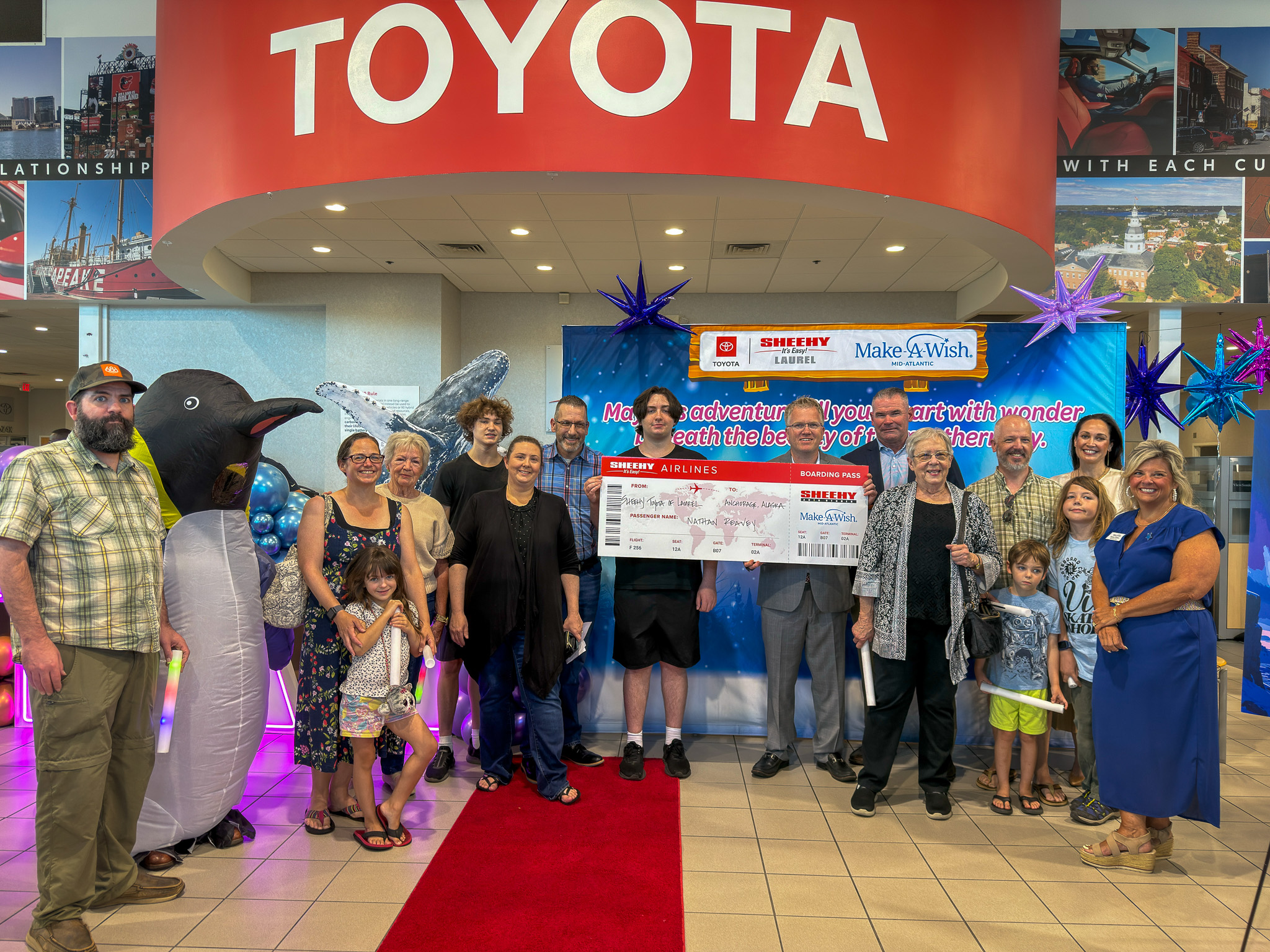 Read more about the article An Adventure to Remember: Sheehy Toyota of Laurel Celebrates Nathan’s Make-A-Wish Journey to Alaska